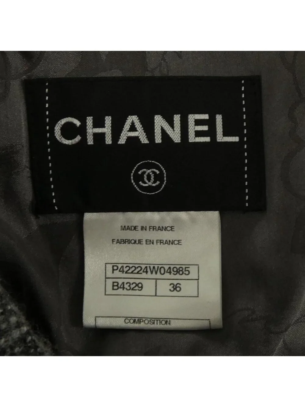 Chanel Jacket Gray